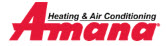Amana heating and air conditioning logo, representing trusted HVAC solutions for efficient and reliable service in San Diego.
