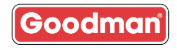 Goodman logo representing HVAC brand, relevant to Dale-Air's air conditioning and heating services in San Diego.