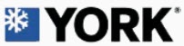 York HVAC logo featuring a snowflake symbol, representing reliable air conditioning solutions for heating and cooling services.